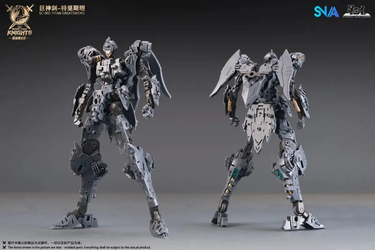 PREORDER SNAA The Round Table Knights SC-002 Titan Greatsword Tristan Model Kit
