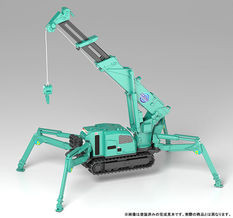 PREORDER MODEROID MAEDA SEISAKUSHO Spider Crane (Green) Plastic Model