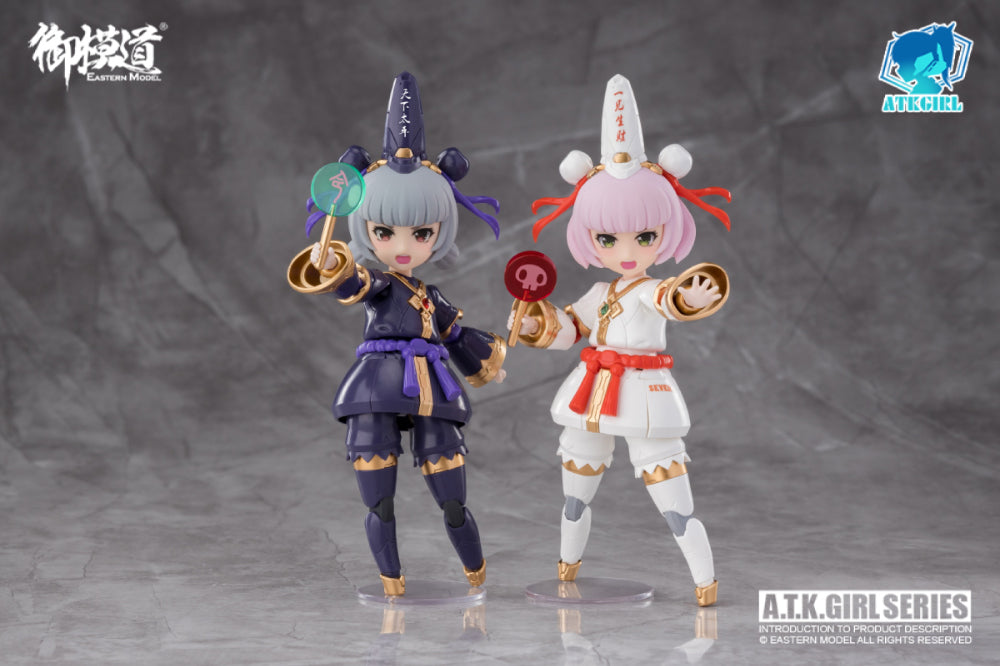 PREORDER A.T.K. Girl Black and White Impermanence Set of 2 Figures (Collection Card Ver.) 1/12 Scale Model Kit