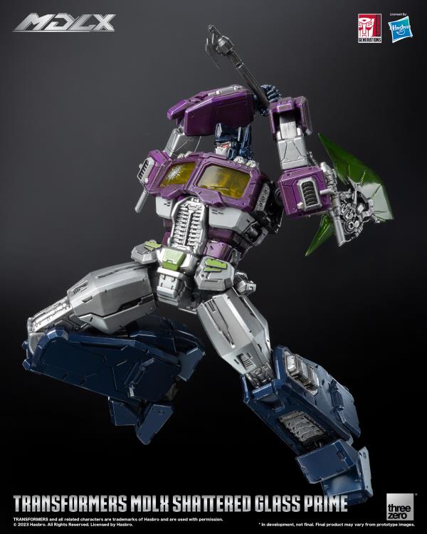 PREORDER Transformers MDLX Articulated Figures Series Shattered Glass Optimus Prime BBTS Exclusive