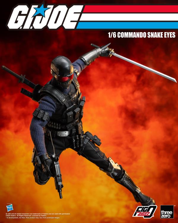 PREORDER G.I. Joe FigZero Commando Snake Eyes 1/6 Scale Figure