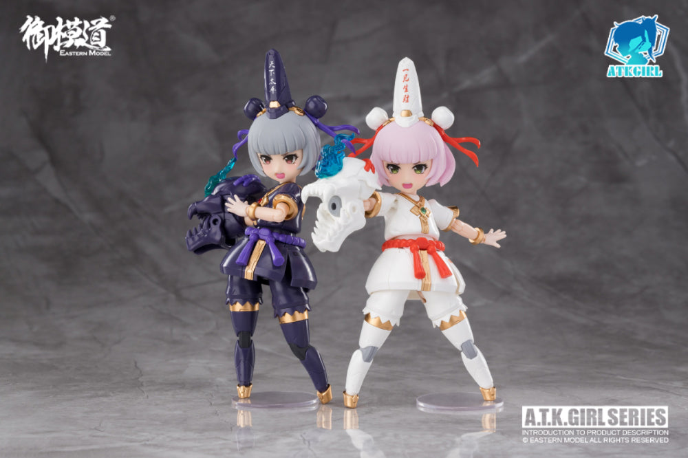 PREORDER A.T.K. Girl Black and White Impermanence Set of 2 Figures 1/12 Scale Model Kit