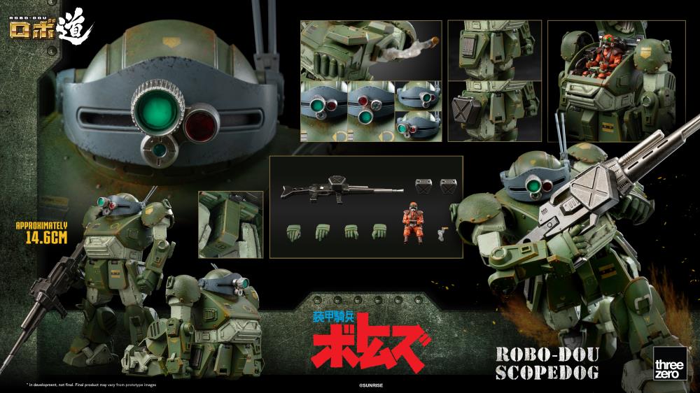 PREORDER Armored Trooper Votoms ROBO-DOU Scopedog Figure