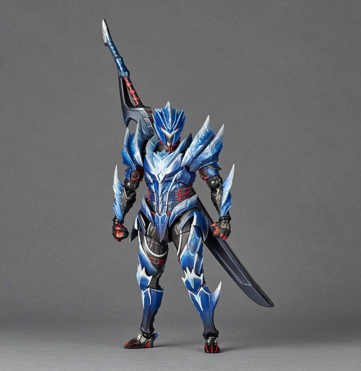 PREORDER Amazing Yamaguchi/ Revoltech: Monster Hunter Rise Sunbreak - Hunter - Lunagaron Armor Set