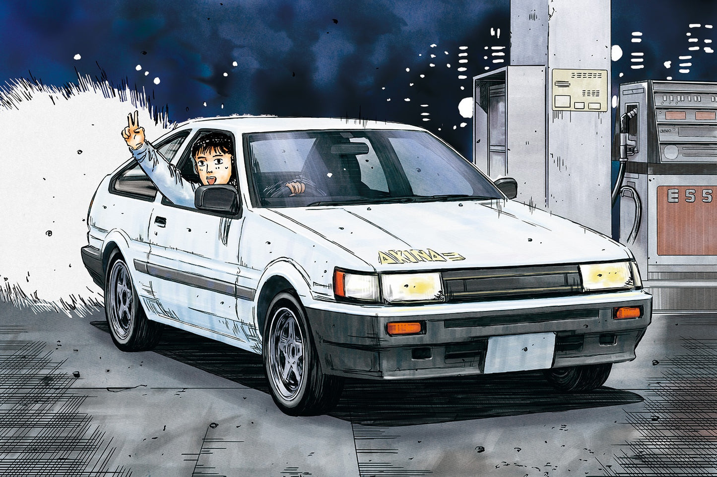 PREORDER 1/24 Itsuki Takeuchi AE85 Levin