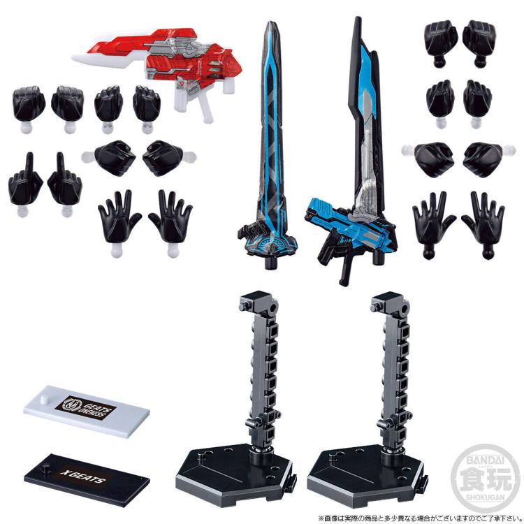 PREORDER Kamen Rider Geats: 4 Aces and the Black Fox So-Do Kamen Rider Geats Oneness & Kamen Rider X Geats Premium Edition Figure Set