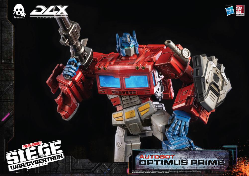 PREORDER Transformers: War for Cybertron Trilogy DLX Scale Collectible Series Autobot Optimus Prime Action Figure