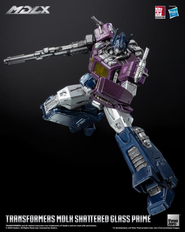PREORDER Transformers MDLX Articulated Figures Series Shattered Glass Optimus Prime BBTS Exclusive