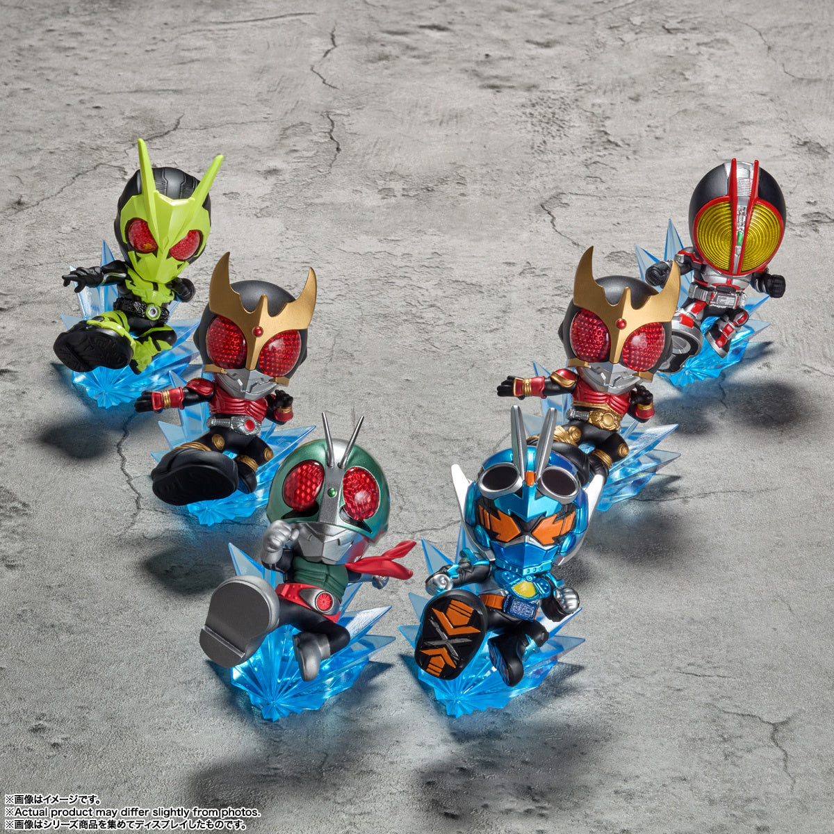 PREORDER TAMASHII NATIONS BOX Kamen Rider ARTlized -Let's Go! Rider Kick!!- 1Box 6pcs