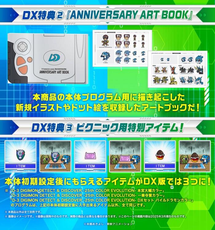PREORDER Digimon Adventure 25th Color Evolution D-3 Detect & Discover (Paildramon Color) DX Set