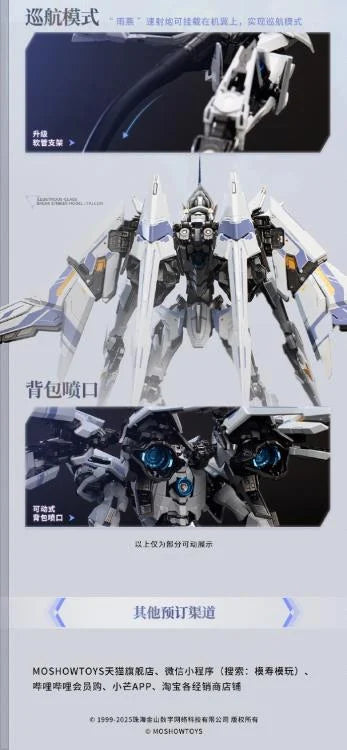 PREORDER MOSHOWTOYS ZY0007 Mecha BREAK Illustrious Class UBP-R02T FALCON Mecha Action Figure