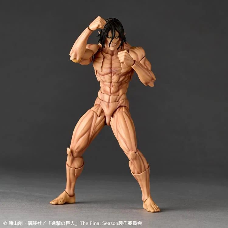 PREORDER Attack on Titan Amazing Yamaguchi Revoltech NR057 Attack Titan (Eren Yeager) Action Figure