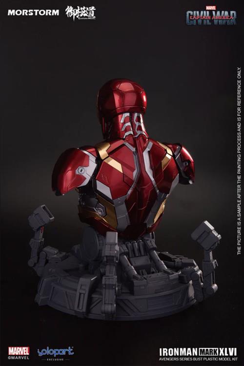 IN STOCK Captain America: Civil War Iron Man Mark 46 Bust Model Kit