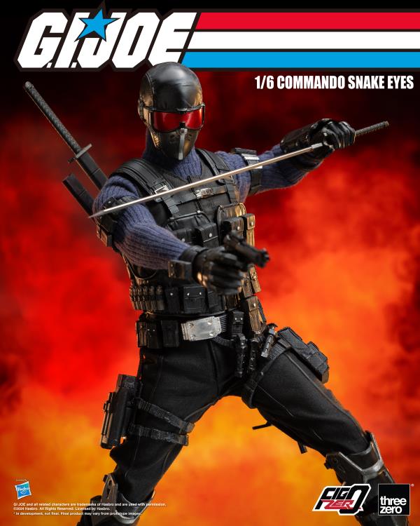 PREORDER G.I. Joe FigZero Commando Snake Eyes 1/6 Scale Figure