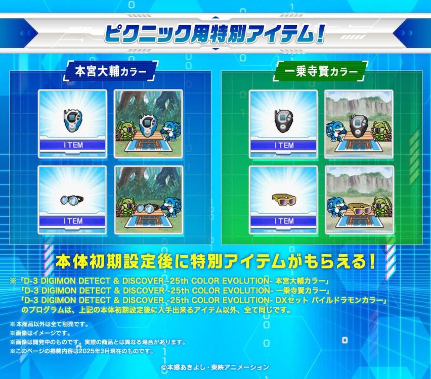 PREORDER Digimon Adventure 25th Color Evolution D-3 Detect & Discover (Daisuke Motomiya Color)
