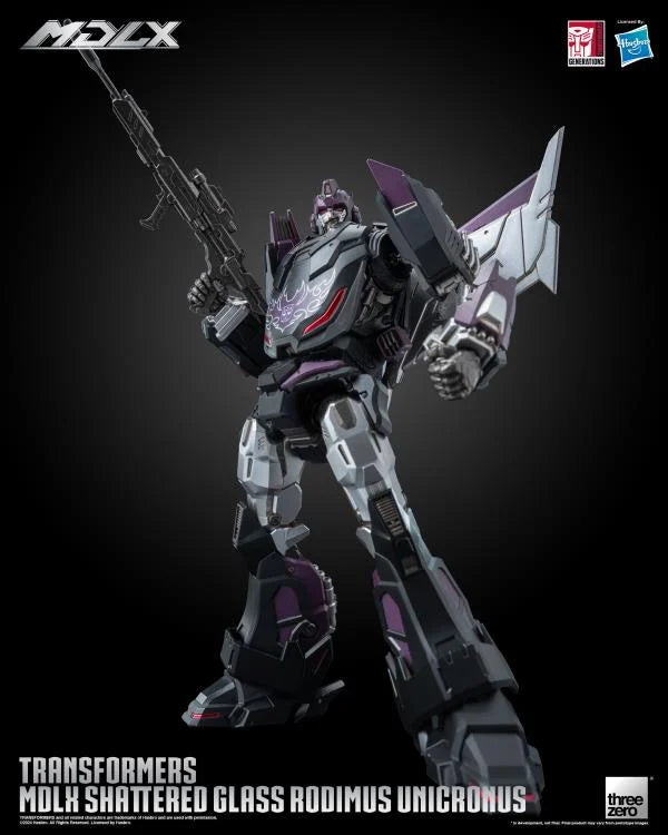 PREORDER Transformers MDLX Articulated Figure Series Shattered Glass Rodimus Unicronus