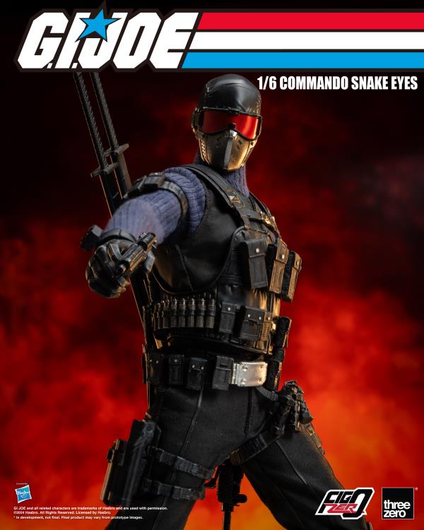 PREORDER G.I. Joe FigZero Commando Snake Eyes 1/6 Scale Figure