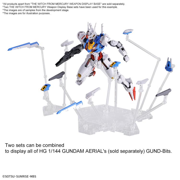 PREORDER 3rd Batch WEAPON DISPLAY BASE - Mobile Suit Gundam: The Witch from Mercury