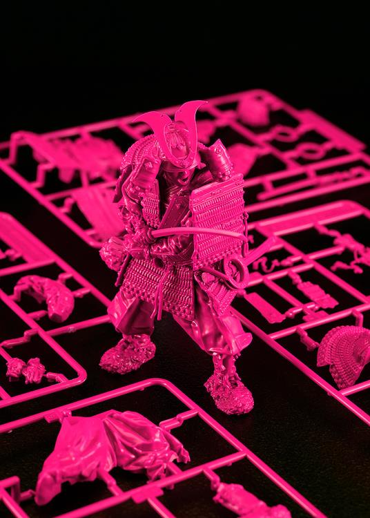 PREORDER PLAMAX Kamakura Period Armored Warrior (Pink Color Edition) 1/12 Scale Model Kit