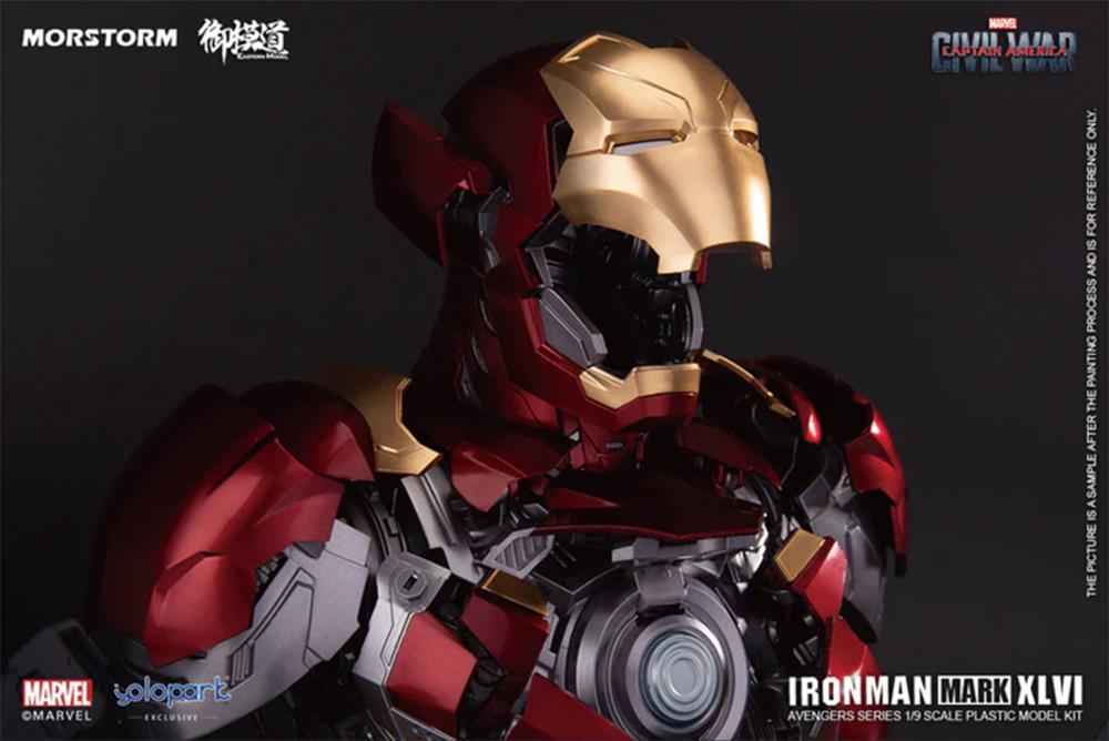 IN STOCK Captain America: Civil War Iron Man Mark 46 Bust Model Kit