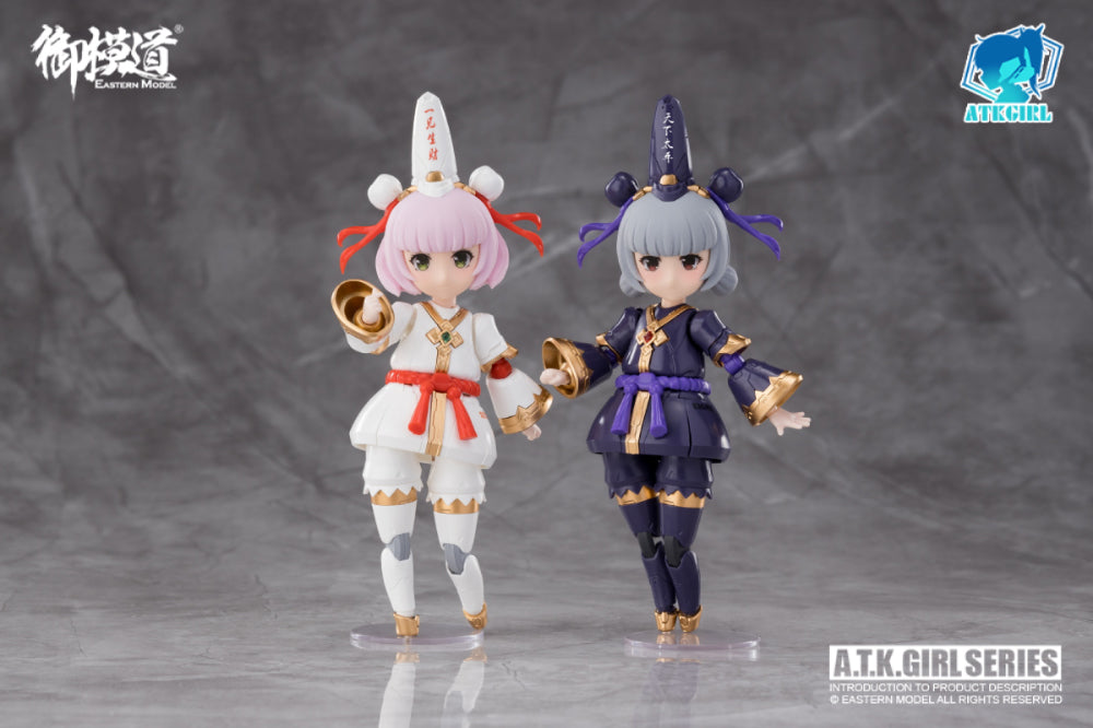 PREORDER A.T.K. Girl Black and White Impermanence Set of 2 Figures (Collection Card Ver.) 1/12 Scale Model Kit