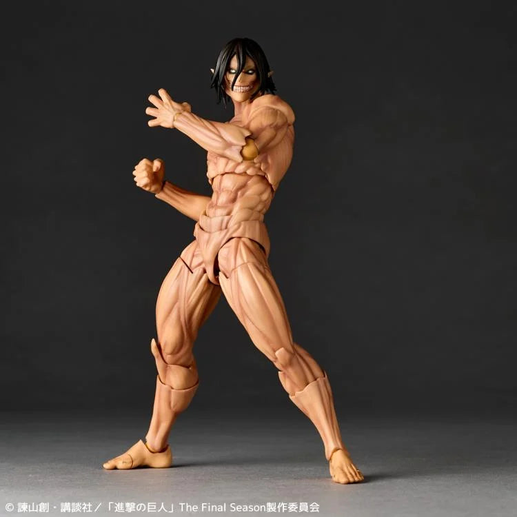 PREORDER Attack on Titan Amazing Yamaguchi Revoltech NR057 Attack Titan (Eren Yeager) Action Figure