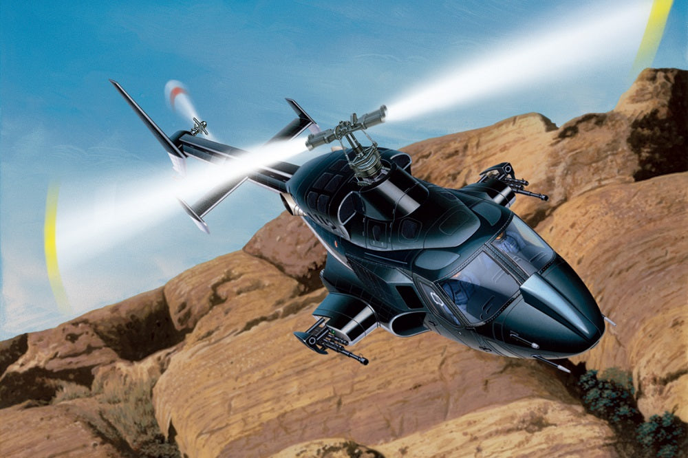 PREORDER 1/48 Airwolf with Clear Body