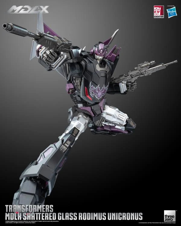 PREORDER Transformers MDLX Articulated Figure Series Shattered Glass Rodimus Unicronus