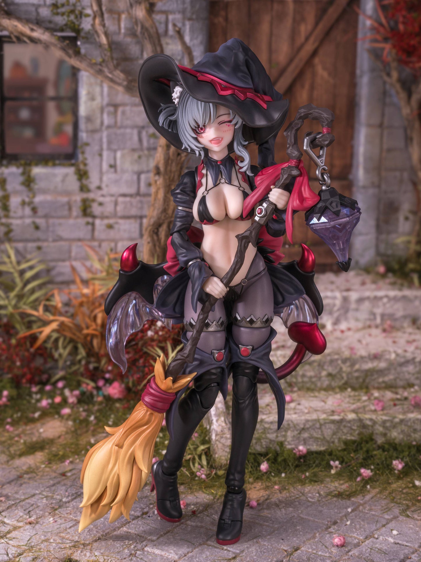 PREORDER Ciyuan Figurative 1/12 Trainee Witch MaoMao Hoshikawa Neco Black Hair Ver.