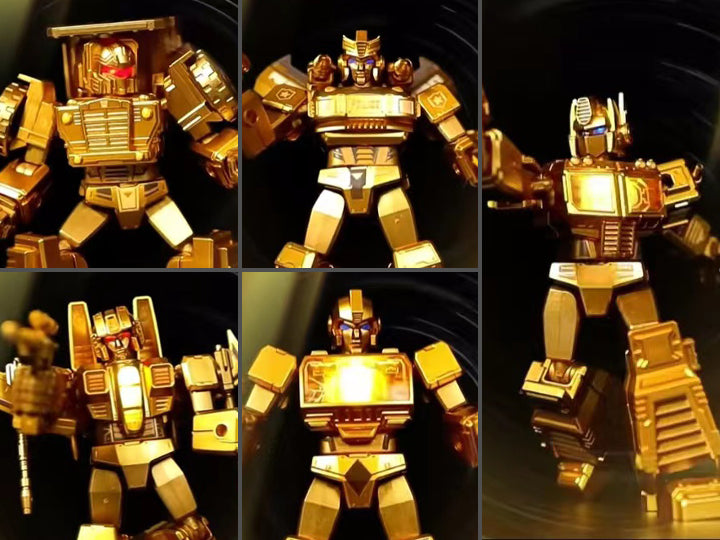 PREORDER Transformers 2024 Yearbook Gold Limited Edition Boxed Set of 5 Model Kits