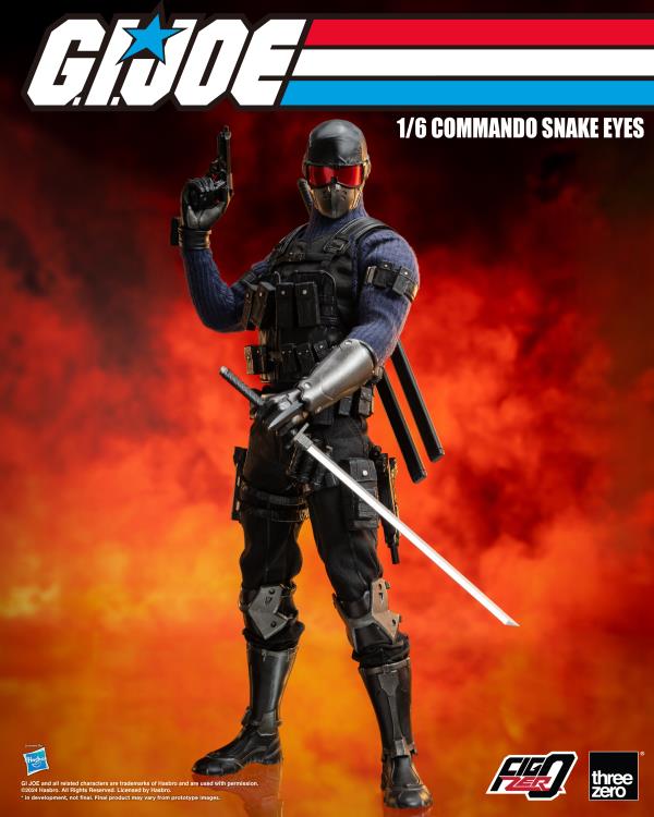 PREORDER G.I. Joe FigZero Commando Snake Eyes 1/6 Scale Figure
