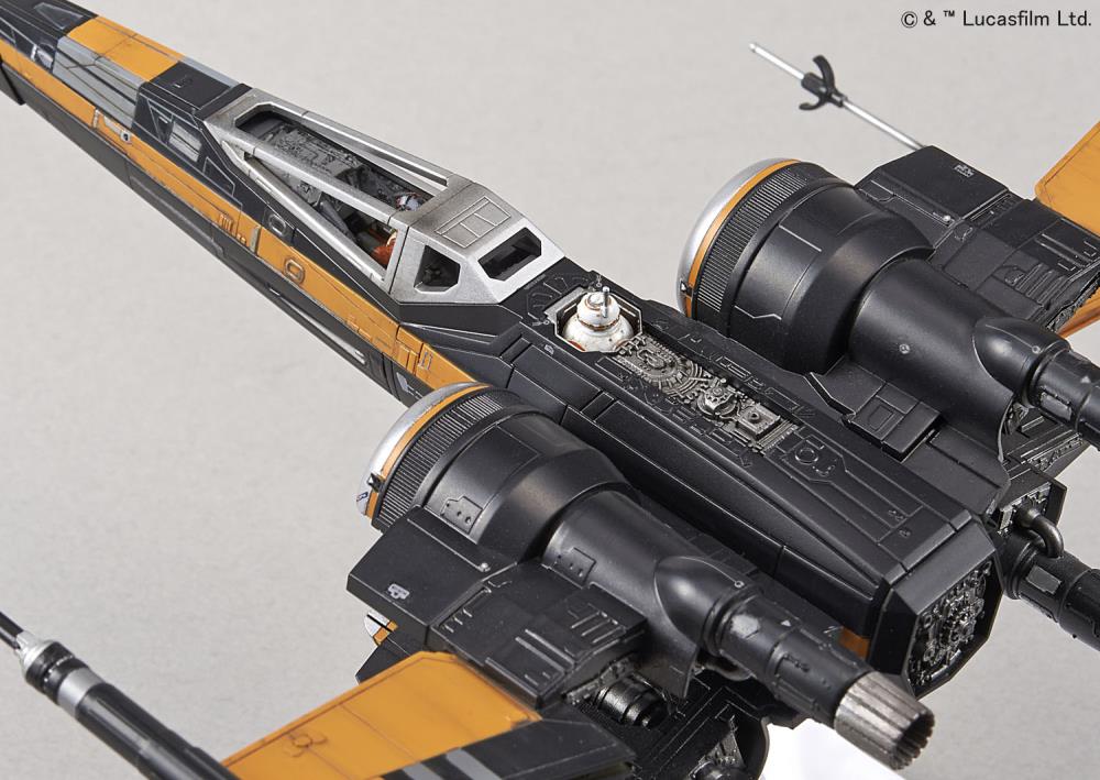 PREORDER Star Wars Poe's X-Wing Fighter 1/72 Scale Model Kit