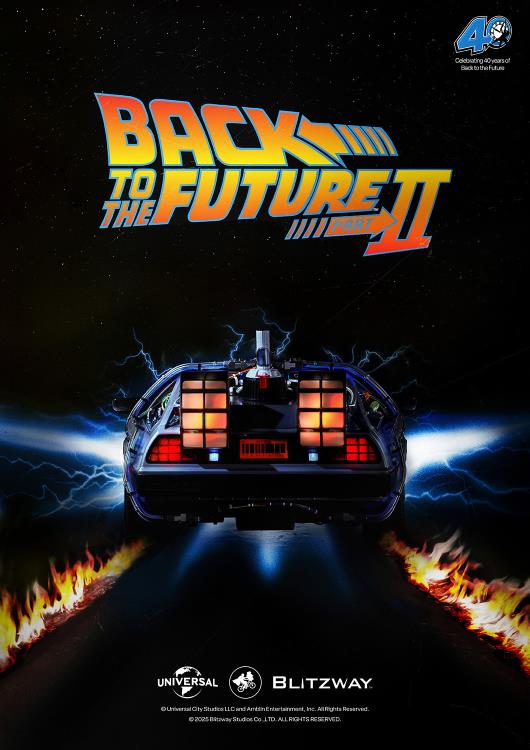 PREORDER Back to the Future Part II DeLorean 1/6 Scale Vehicle
