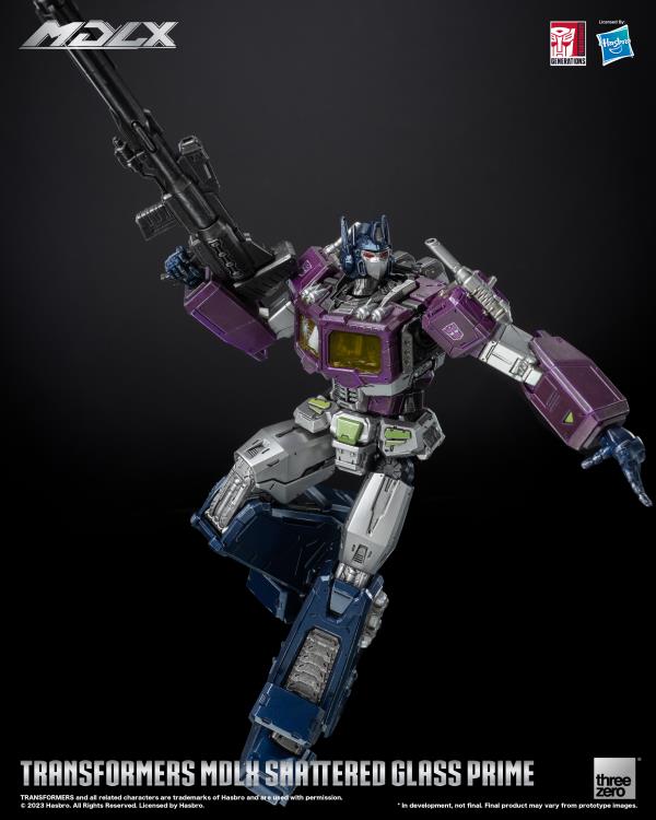 PREORDER Transformers MDLX Articulated Figures Series Shattered Glass Optimus Prime BBTS Exclusive