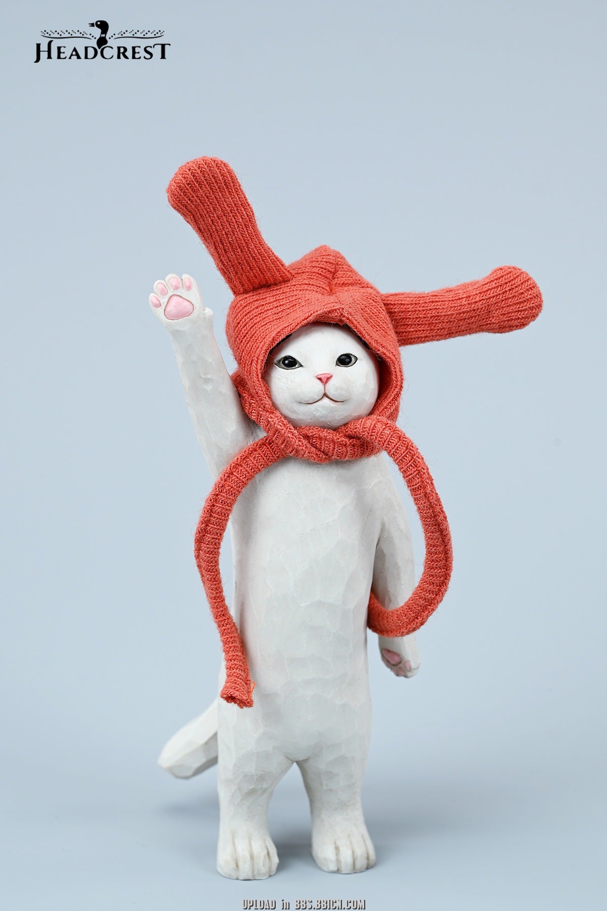 PREORDER HEADCREST Taiwan H2403 : Hand Carving Cat 6.0