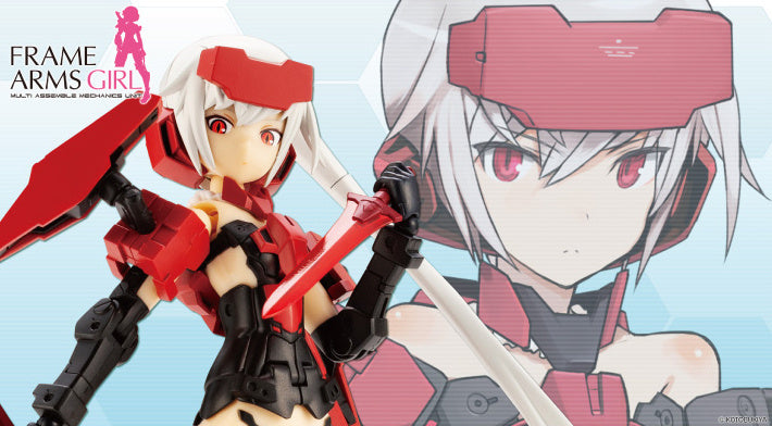 PREORDER Frame Arms Girl & Weapon Set Jinrai Ver. Model Kit (Reissue)