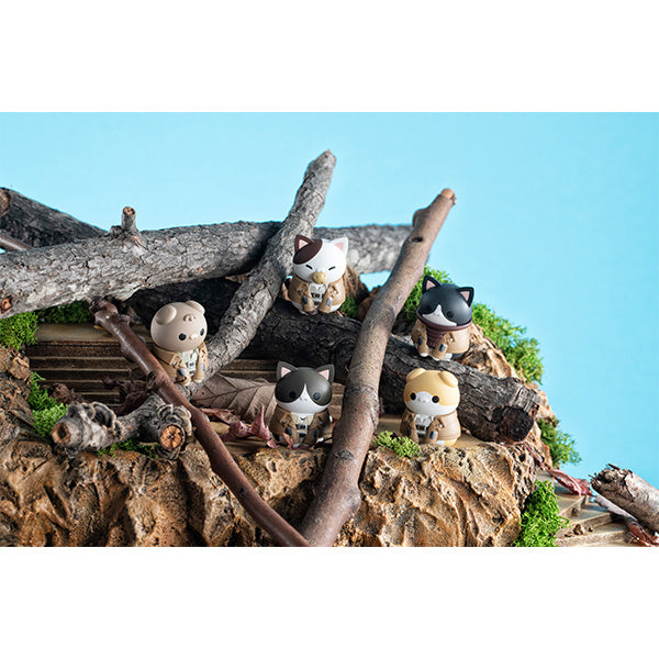 PREORDER SET OF 8 - MEGA CAT PROJECT Attack on Titan Attack on Tinyan Gathering Scout Regiment danyan