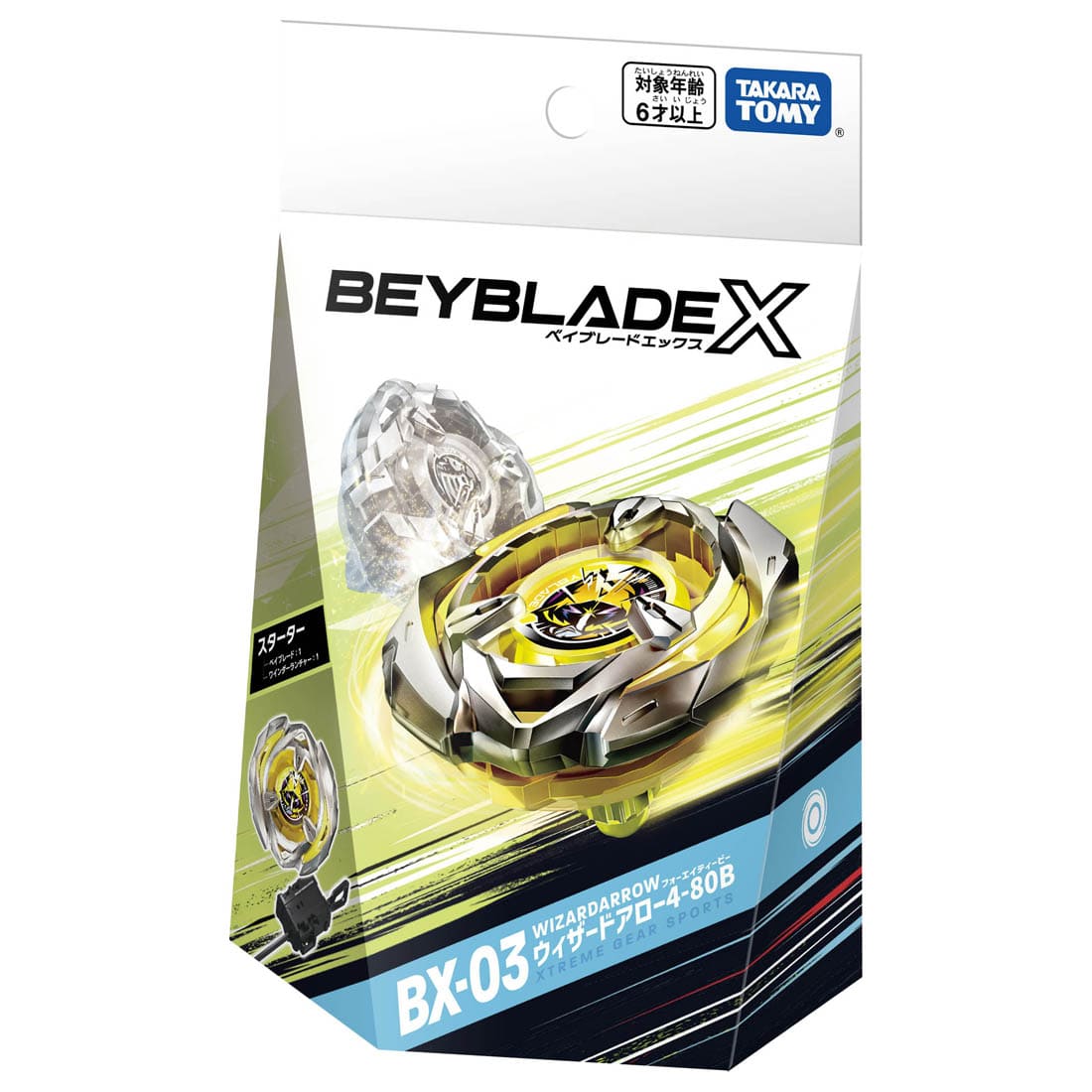 PREORDER Beyblade X BX-03 STARTER WIZARD ARROW 4-80B