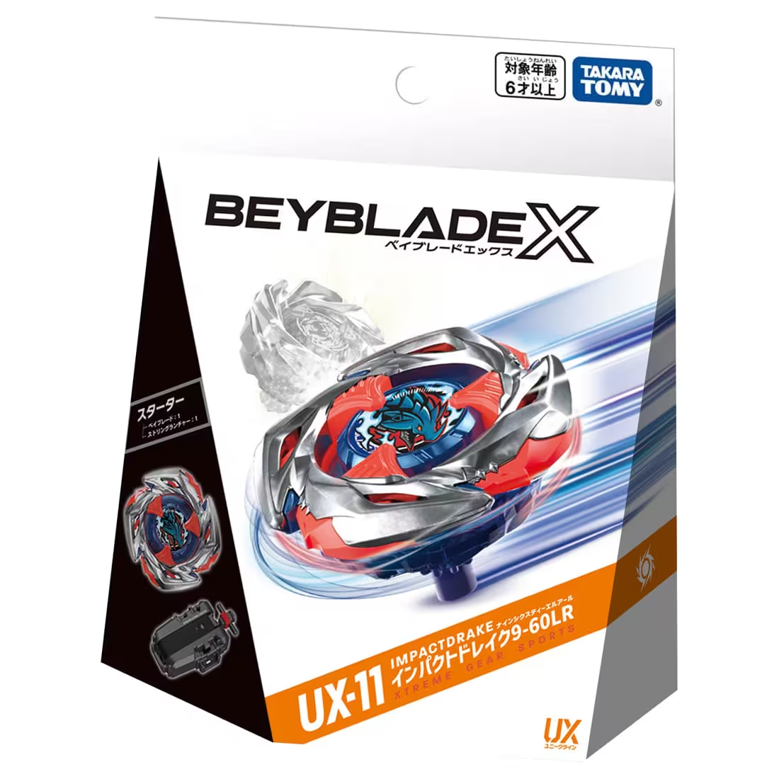 PREORDER Beyblade X UX-11 STARTER IMPACTDRAKE 9-60LR