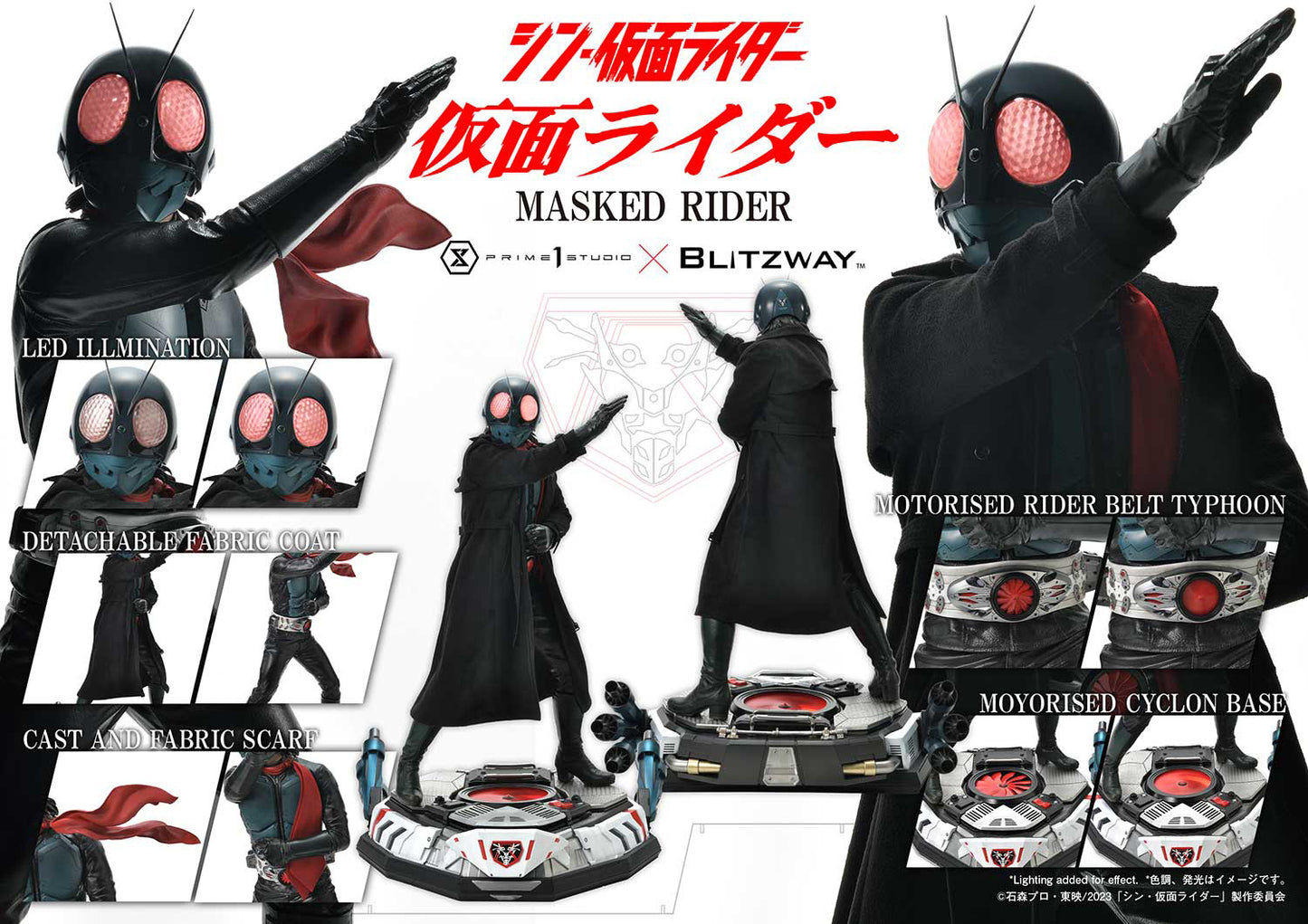 PREORDER 1/4 Premium Masterline Shin Kamen Rider: Kamen Rider