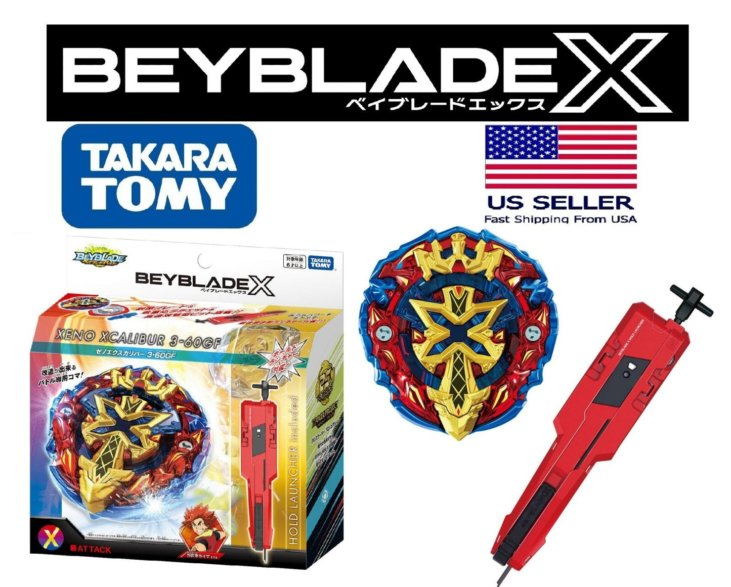 PREORDER BeybladeX BXG-13 Xeno Xcalibur 3-60GF BX-00