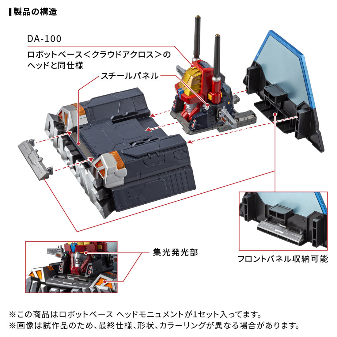 PREORDER DA-116 Robot Base Head Monument