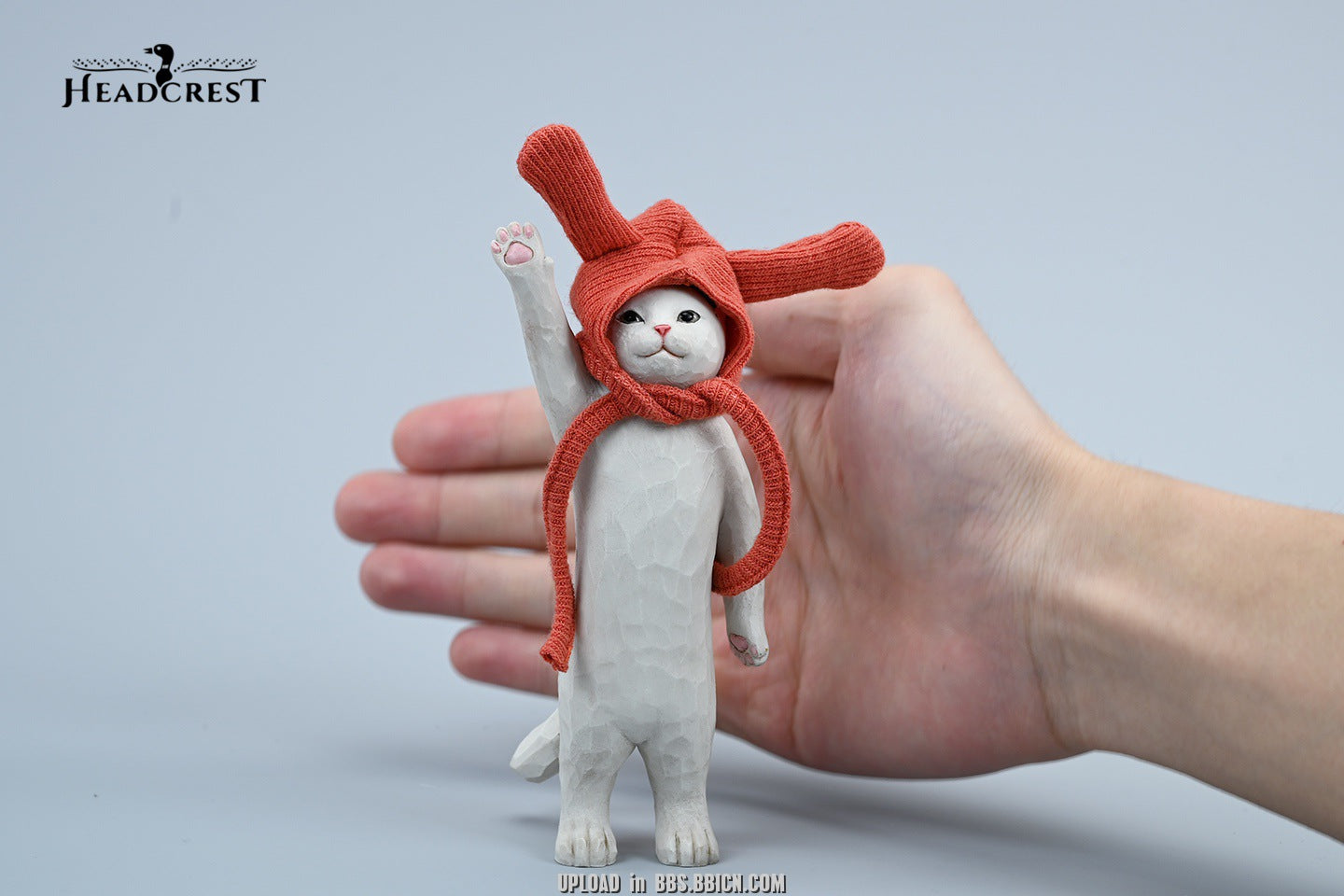 PREORDER HEADCREST Taiwan H2403 : Hand Carving Cat 6.0
