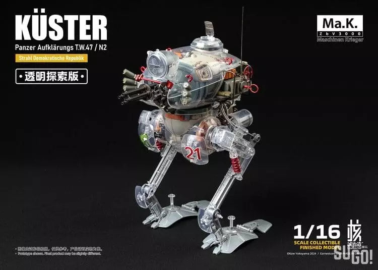 PREORDER Earnestcore Craft Ma.K Krote & Kuster Transparent Limited Version 1/16 Action Figure