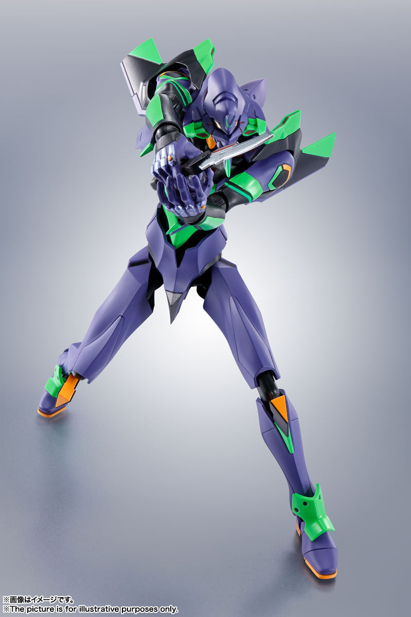 PREORDER ROBOT Damashii (SIDE EVA) Evangelion Unit 1 + Cassius Spear (Renewal Color Edition) - Reissue