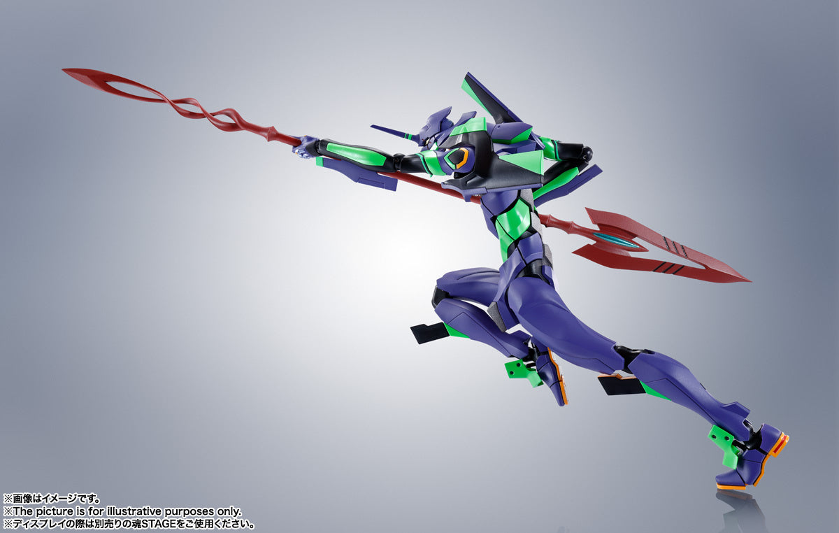 PREORDER ROBOT Damashii (SIDE EVA) Evangelion Unit 1 + Cassius Spear (Renewal Color Edition) - Reissue