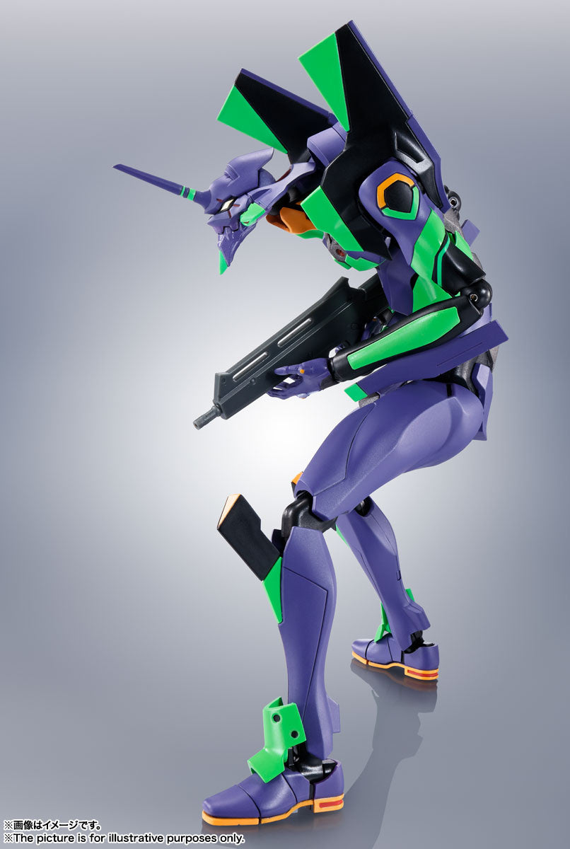 PREORDER ROBOT Damashii (SIDE EVA) Evangelion Unit 1 + Cassius Spear (Renewal Color Edition) - Reissue