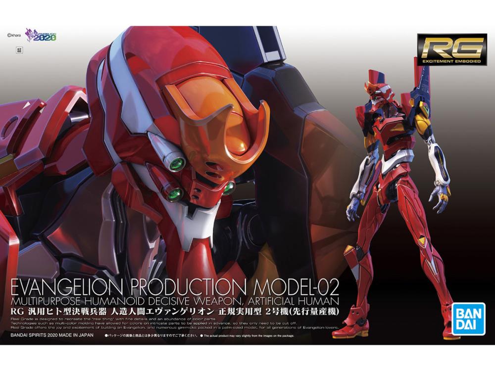 PREORDER Evangelion RG EVA Unit-02 Production Model Kit - March 2023