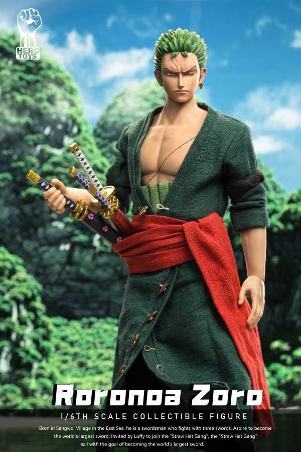 PREORDER Hero Toys OP001 1/6 The ONE PIECE Series Roronoa Zoro海賊系列 索隆