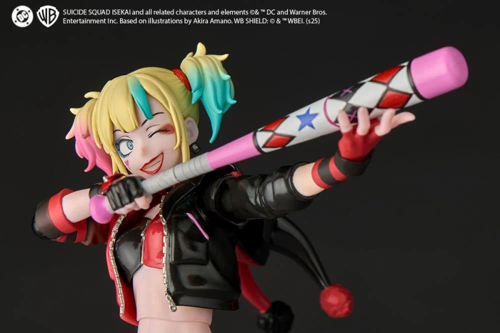 PREORDER Suicide Squad Isekai Amazing Yamaguchi Revoltech NR082 Harley Quinn Action Figure